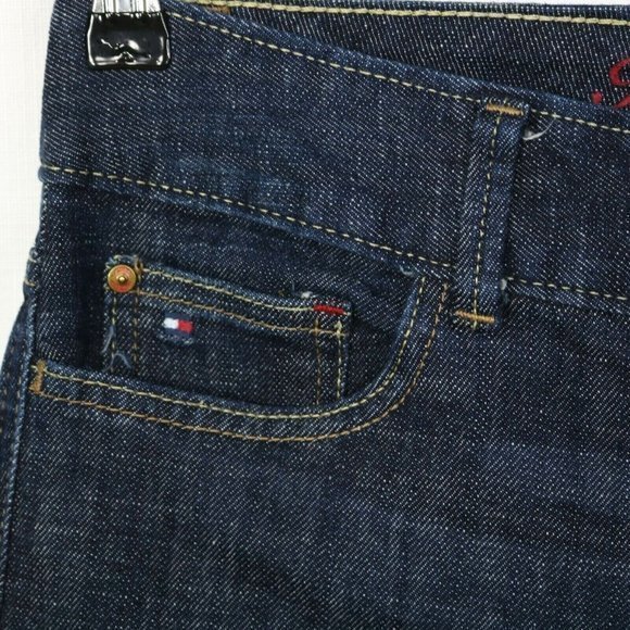 Tommy Hilfiger Hope Crop Jeans Dark Stretch 4 - Picture 8 of 9